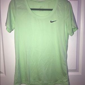 Turquoise Nike shirt
